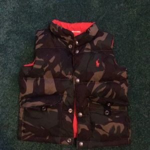 Ralph Lauren boys size 2T puffy reversible vest